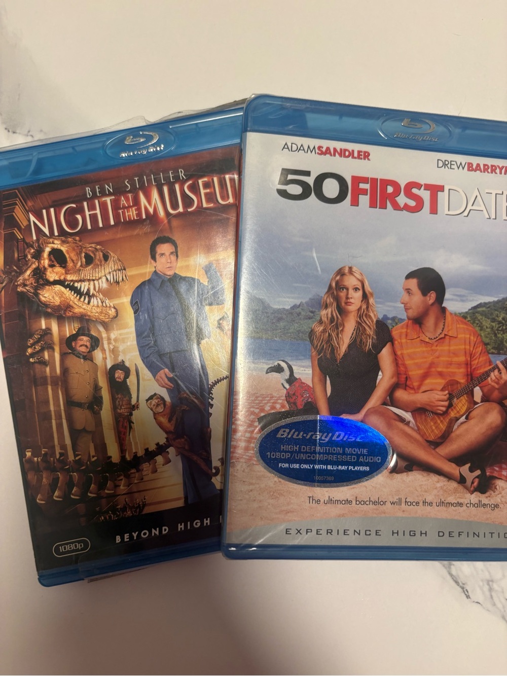 Blu-ray Movies: Night at the Museum & 50 First Dates